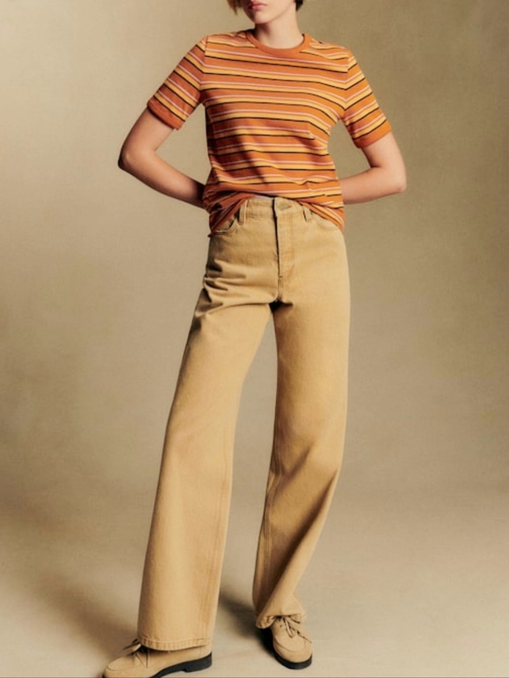 Sezane The Wide Leg Trouser Jeans - Picture 3 of 16